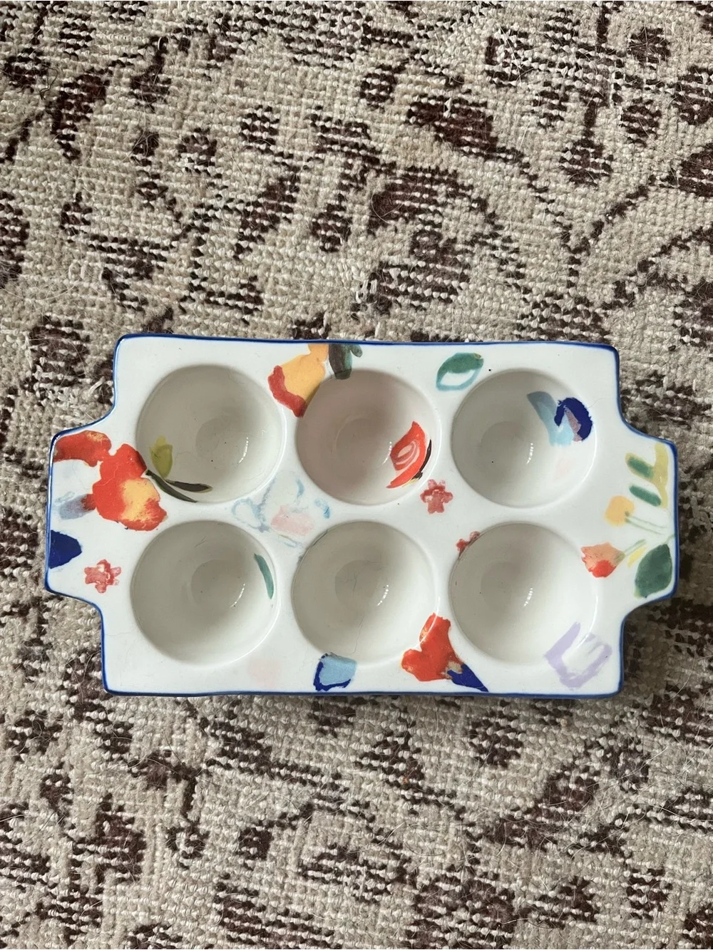 Anthropologie floral egg crate